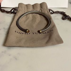 David Yurman Cable Classics 4mm bracelet- citrine and 18K yellow gold .